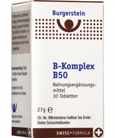 Burgerstein Vitamin B-Komplex B50