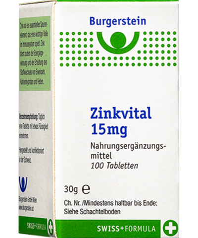 Burgerstein Zinkvital 15 mg