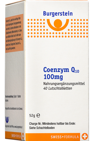 Burgerstein Coenzym Q10 Lutschtabletten